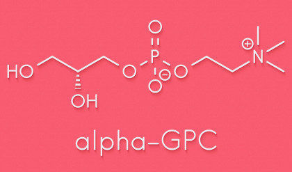 Alpha-gpc,(l-alpha,Glycerylphosphorylcholine,,Choline,Alfoscerate),Molecule.,Skeletal,Formula.